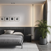 Płyta betonowa na ścianę 3D PB33A 1200x600x30, czarny B15; wzór A, beton architektoniczny