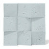 Płyta betonowa na ścianę 3D PB15 600x600x40, jasny błękit CL06, beton architektoniczny