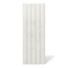 Płyta betonowa na ścianę 3D PB61 1350x500x37, zgaszona biel B0, beton architektoniczny