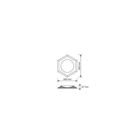 Płyta betonowa na ścianę 3D PB01D 260x300x37, zgaszona zieleń CL09, beton architektoniczny