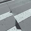 Płyta betonowa na ścianę 3D PB69 5x22,6x2, jasny błękit CL06, beton architektoniczny