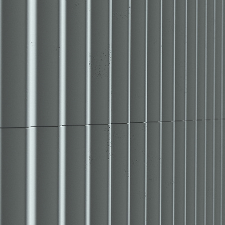 Płyta betonowa na ścianę 3D PB60 1350x520x35, jasny błękit CL06, beton architektoniczny
