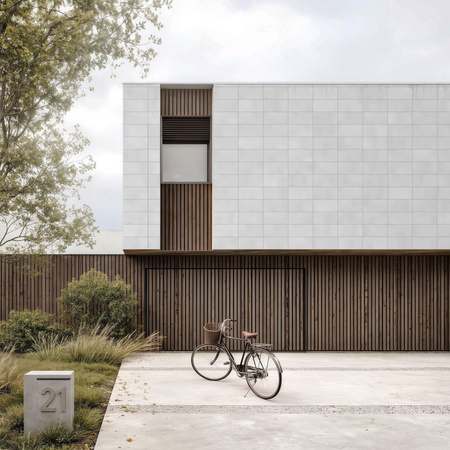 Płyta betonowa na ścianę 2D PA01 600x300x10, jasnoszary S50, beton architektoniczny