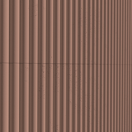 Płyta betonowa na ścianę 3D PB57 1350x460x30, brudny róż CL07, beton architektoniczny