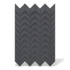 Płyta betonowa na ścianę 3D PB49 935x600x25, czarny B15, beton architektoniczny