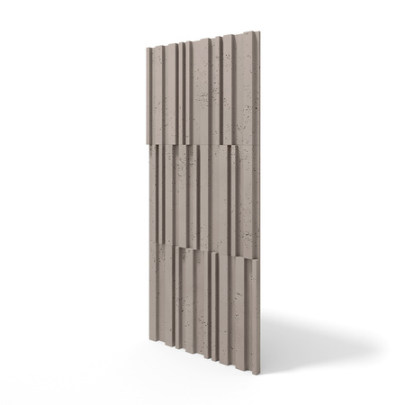 Płyta betonowa na ścianę 3D PB42 1350x600x30, szarobeżowy CL05, beton architektoniczny