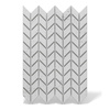 Płyta betonowa na ścianę 3D PB48 935x600x25, jasnoszary S50, beton architektoniczny