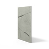 Płyta betonowa na ścianę 3D PB18B 1200x600x38, zgaszona zieleń CL09; wzór B, beton architektoniczny