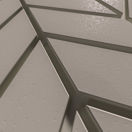 Płyta betonowa na ścianę 3D PB46 939x600x25, kaszmirowy CL04, beton architektoniczny