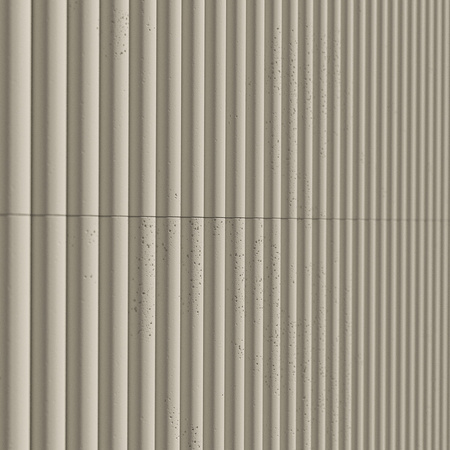 Płyta betonowa na ścianę 3D PB57 1350x460x30, kość słoniowa KS, beton architektoniczny