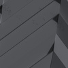 Płyta betonowa na ścianę 3D PB70A 1200x600x35, czarny B15, wzór A, beton architektoniczny