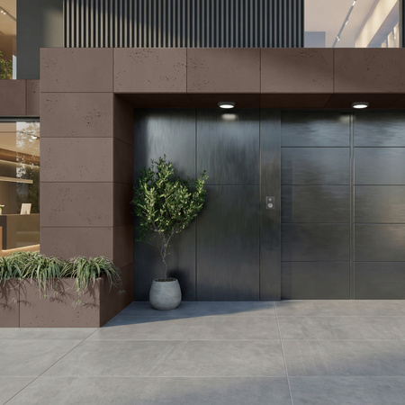 Płyta betonowa na ścianę 2D PA05 900x550x10, czekoladowy CL02, beton architektoniczny
