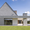 Płyta betonowa na ścianę 3D PB57 1350x460x30, antracytowy B08, beton architektoniczny