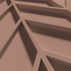 Płyta betonowa na ścianę 3D PB47 939x600x25, brudny róż CL07, beton architektoniczny