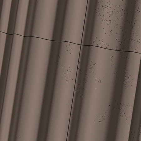Płyta betonowa na ścianę 3D PB58 1350x560x34, czekoladowy CL02, beton architektoniczny