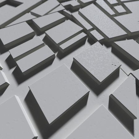 Płyta betonowa na ścianę 3D PB71D 600x600x22, szary S96; wzór D, beton architektoniczny