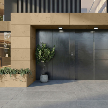 Płyta betonowa na ścianę 2D PA05 900x550x10, miodowy CL03, beton architektoniczny