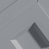Płyta betonowa na ścianę 3D PB21 1050x600x45, antracytowy B08, beton architektoniczny