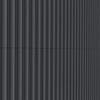 Płyta betonowa na ścianę 3D PB57 1350x460x30, czarny B15, beton architektoniczny
