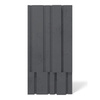 Płyta betonowa na ścianę 3D PB13 1200x600x40, czarny B15, beton architektoniczny
