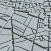 Płyta betonowa na ścianę 3D PB71D 600x600x22, jasny błękit CL06; wzór D, beton architektoniczny