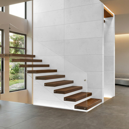 Płyta betonowa na ścianę 2D PA13 1500x600x20, jasnoszary S50, beton architektoniczny