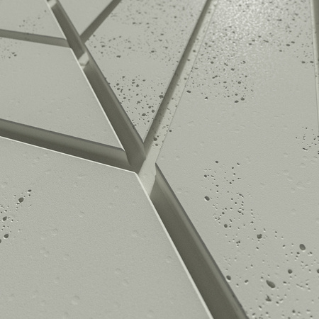 Płyta betonowa na ścianę 3D PB44 1188x600x25, pistacjowy CL08, beton architektoniczny