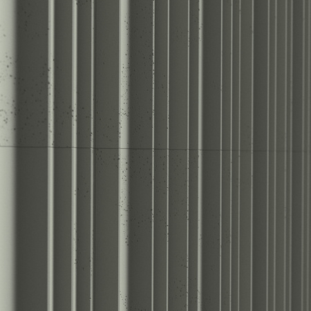 Płyta betonowa na ścianę 3D PB56 1350x430x35, zgaszona zieleń CL09, beton architektoniczny