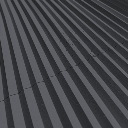Płyta betonowa na ścianę 3D PB23 1200x600x25, czarny B15, beton architektoniczny