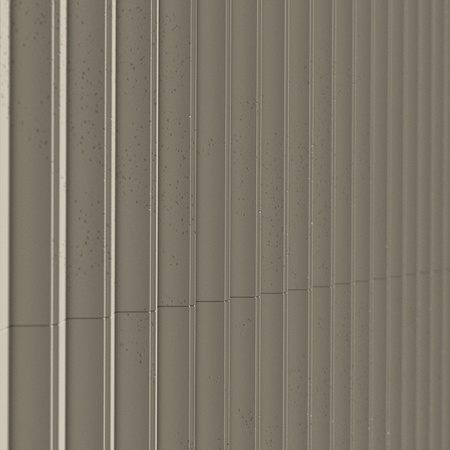 Płyta betonowa na ścianę 3D PB65 1350x480x32, kość słoniowa KS, beton architektoniczny