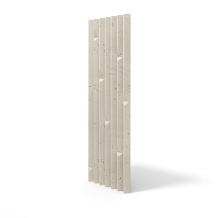 Płyta betonowa na ścianę 3D PB63 1350x480x35, kość słoniowa KS, beton architektoniczny