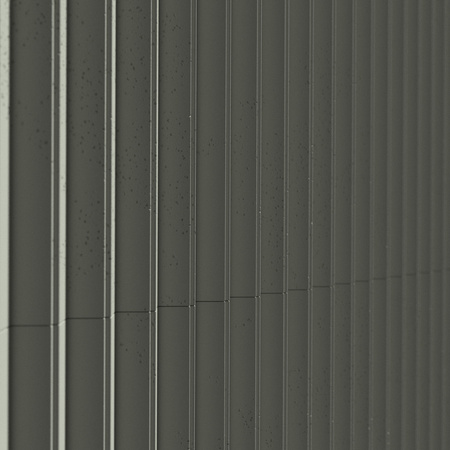 Płyta betonowa na ścianę 3D PB65 1350x480x32, zgaszona zieleń CL09, beton architektoniczny