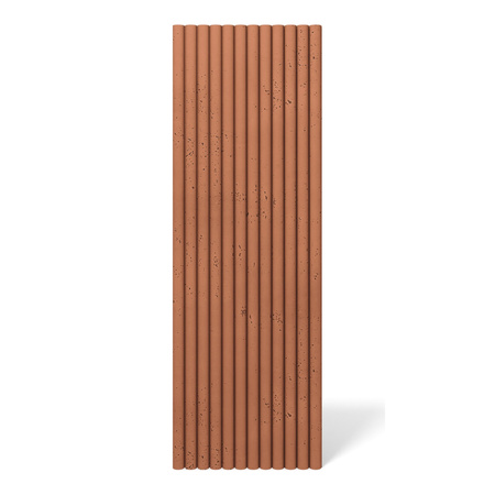 Płyta betonowa na ścianę 3D PB57 1350x460x30, terakota CL01, beton architektoniczny