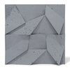 Płyta betonowa na ścianę 3D PB06B 600x600x42, antracytowy B08; wzór B, beton architektoniczny