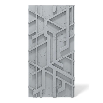 Płyta betonowa na ścianę 3D PB27 1200x600x35, szary S96, beton architektoniczny