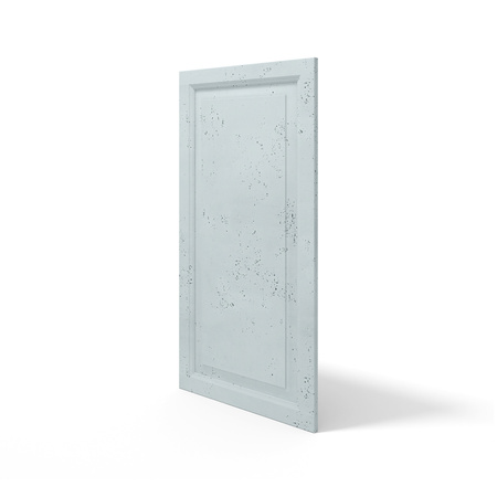 Płyta betonowa na ścianę 3D PB33A 1200x600x30, jasny błękit CL06; wzór A, beton architektoniczny