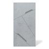 Płyta betonowa na ścianę 3D PB18 1200x600x38, szary S96, beton architektoniczny