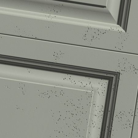 Płyta betonowa na ścianę 3D PB33A 1200x600x30, zgaszona zieleń CL09; wzór A, beton architektoniczny