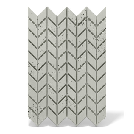 Płyta betonowa na ścianę 3D PB48 935x600x25, pistacjowy CL08, beton architektoniczny