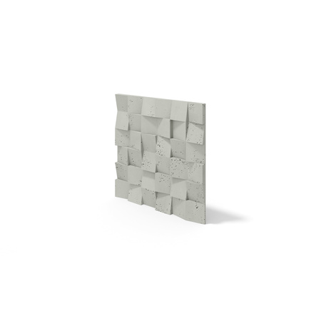 Płyta betonowa na ścianę 3D PB16 600x600x40, pistacjowy CL08, beton architektoniczny