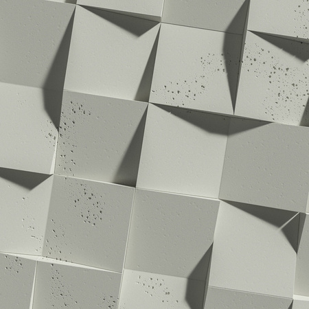 Płyta betonowa na ścianę 3D PB16 600x600x40, pistacjowy CL08, beton architektoniczny