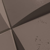 Płyta betonowa na ścianę 3D PB20 600x600x40, czekoladowy CL02, beton architektoniczny