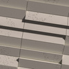 Płyta betonowa na ścianę 3D PB69 5x22,6x2, kaszmirowy CL04, beton architektoniczny
