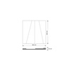 Płyta betonowa na ścianę 3D PB10 600x600x40, terakota CL01, beton architektoniczny
