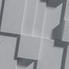 Płyta betonowa na ścianę 3D PB11A 1200x600x40, szary S96, wzór A, beton architektoniczny