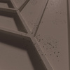 Płyta betonowa na ścianę 3D PB45 1188x600x25, czekoladowy CL02, beton architektoniczny