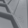 Płyta betonowa na ścianę 3D PB45 1188x600x25, antracytowy B08, beton architektoniczny