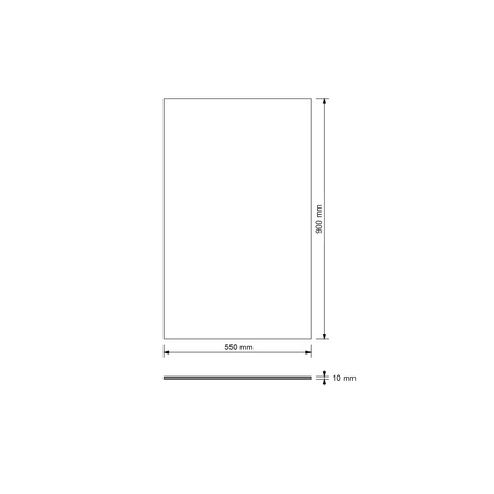 Płyta betonowa na ścianę 2D PA05 900x550x10, antracytowy B08, beton architektoniczny