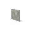 Płyta betonowa na ścianę 3D PB71D 600x600x22, zgaszona zieleń CL09; wzór D, beton architektoniczny