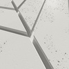 Płyta betonowa na ścianę 3D PB44 1188x600x25, zgaszona biel B0, beton architektoniczny